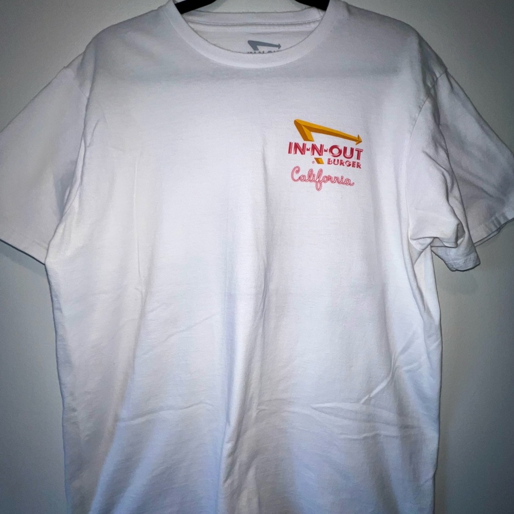 In-N-Out Burger White CALIFORNIA Short Sleeve Tee